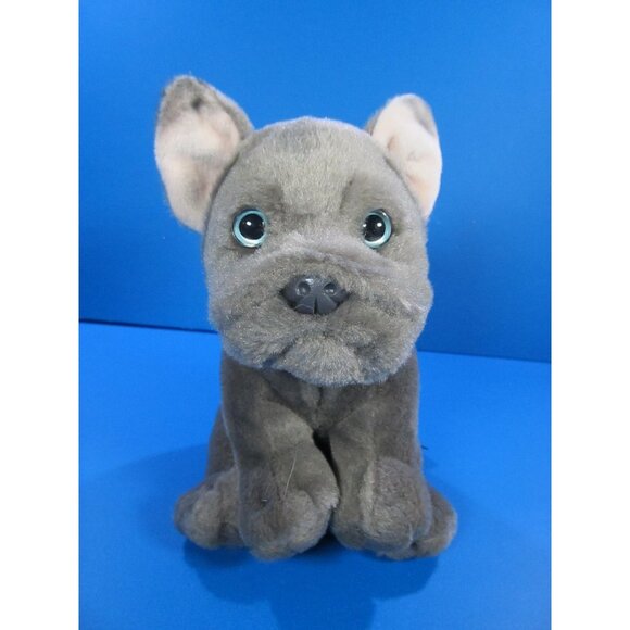 Living Nature French Bulldog Puppy Soft Toy Plush 8" Realistic - Picture 1 of 9